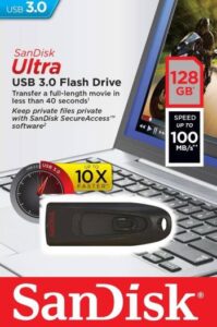 SanDisk Ultra CZ48 128GB USB 3.0 Flash Drive | SDCZ48-128G-U46