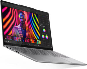 Lenovo Yoga Pro 7 14IAH10 Laptop, 14.5″ 3K OLED Touch Display, Intel Core Ultra 7 255H, 32GB RAM, 1TB SSD, Intel Arc 140T Graphics, English-Arabic K/B, Win11, Luna Grey