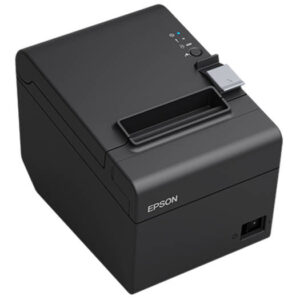 Epson TM-T20III POS Receipt Printer, Print Speed Of 250mm/sec, USB + Serial, Power Supply, Power Cable (EU), Wall Bracket, Black | C31CH51011A0