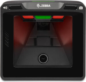 Zebra SP72-V On-Counter Vertical Scanner, 1D & 2D Scanner Type, 660 nm Wavelength, 1920 x 1200 pixels Sensor Resolution, IP52 Rated Protection, Black | SP7201-SV00004ZCWW