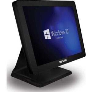 Oscar PARKER Touchscreen Point of Sale POS Terminal Cashier Billing Machine CPU Intel J1900 2.0 GHz, RAM 4GB, SSD 64GB, LED 15 Inch, TouchPanel Capacitive Touch – Shiny Black | MTPOSC51700NB