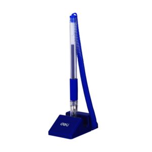 Deli Rubber Grip Gel Ink Table Pen 0.5mm (BL)