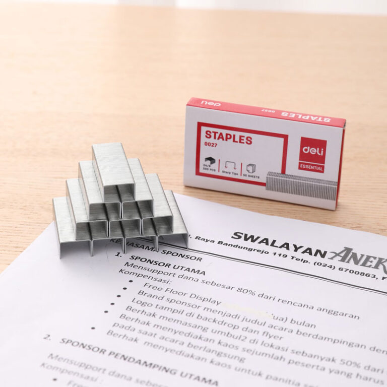 Deli 24/8 Staples, Pack of 500