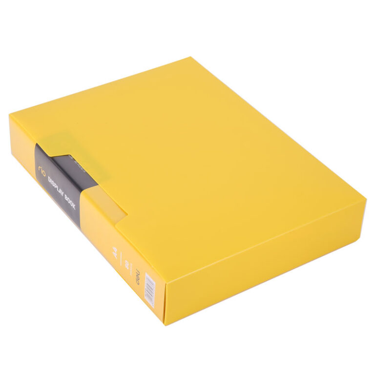 Deli E5036 Rio A4 Display Book, 80 Pockets, with Case
