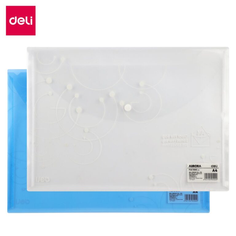 Deli E5505 A4 / Letter Button File, Snap Button Closure