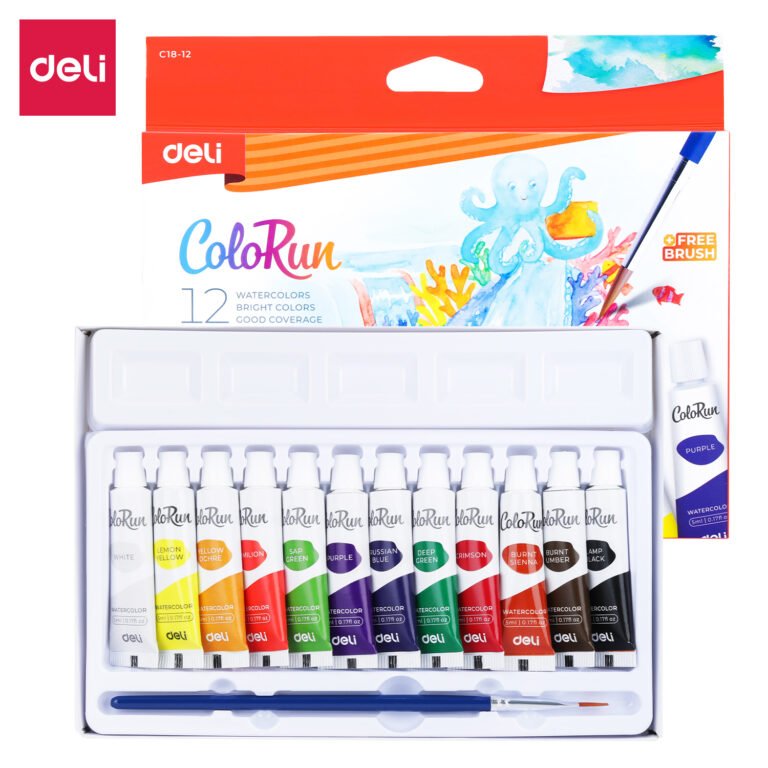 Deli Water Color 12 Colors 5ml | EC18-12