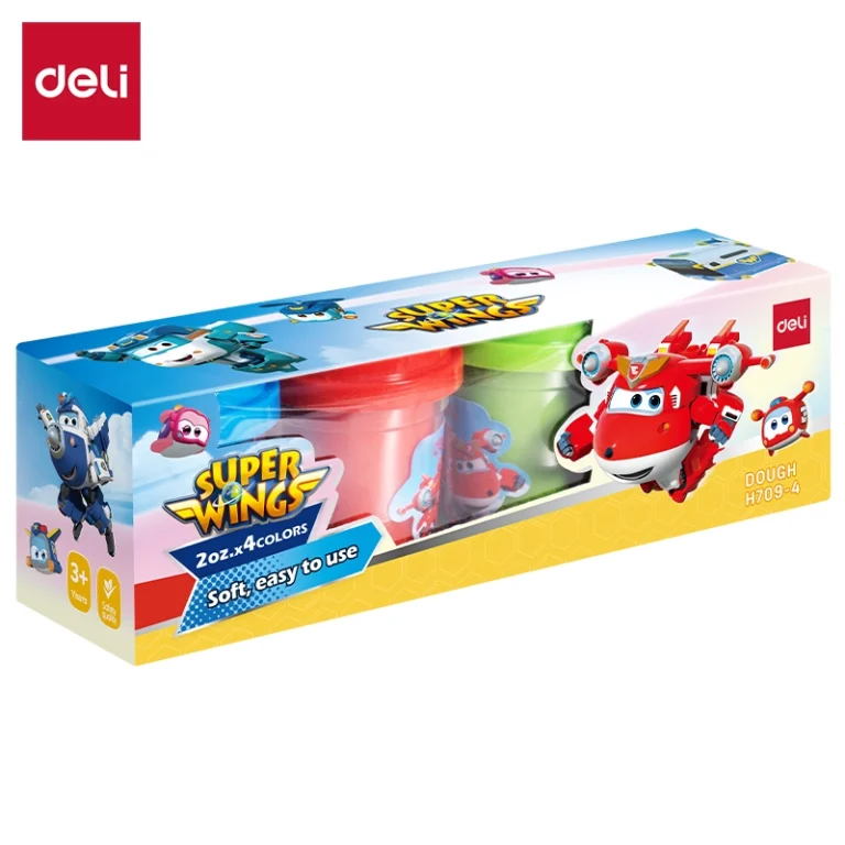 Deli Modeling Clay 4 Colors | EH709-4