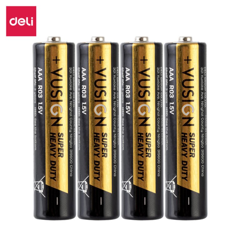 Deli Battery AAA Heavy Duty Carbon 1×4 pcs | EL206