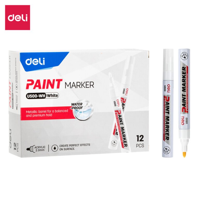Deli Paint Marker Bullet 2mm (1×12) | EU500-WT