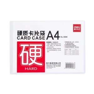 A4 Rigid PVC Card Case Deli