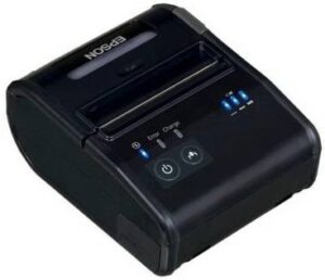 Epson TM-P80 Receipt Printer, Receipt, NFC, BT, PS, UK, 100mm/s Print Speed, 80mm Wide receipts, Auto Paper Reduction Function, Black | C31CD70652A0