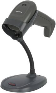 Honeywell USB Wired Scanner, with Stand, Omni-Directional, 1D, PFD & 2D, Extreme Bar Code Recognition Efficiency, 1GHz MCU & 1MPx Camera, USB Type-A, 1.5m Straight Cable, Black | TS-HH490-R1-1USB-1-R