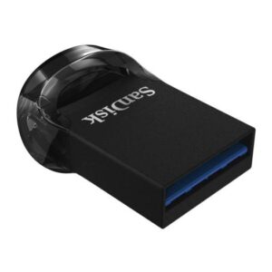 SanDisk 128GB Ultra Fit USB 3.1 Flash Drive, Up to 130 MB/s Transfer Speeds, USB 3.1 Gen 1 Type-A, 128-Bit AES Encryption, Includes SecureAccess & RescuePRO Deluxe, Black | SDCZ430-128G-G46