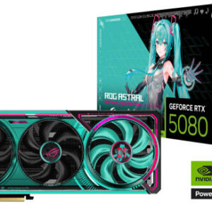 ASUS ROG Astral GeForce RTX 5080 OC Hatsune Miku Edition Graphics Card | 90YV0LV9-M0NM00