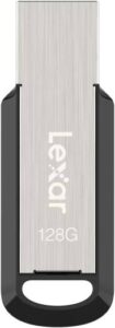 Lexar JumpDrive M400 USB 3.2 Flash Drive, 128GB Capacity, Up to 150MB/s Transfer Speed, 256-Bit AES Encryption | LJDM400128G-BNBNG
