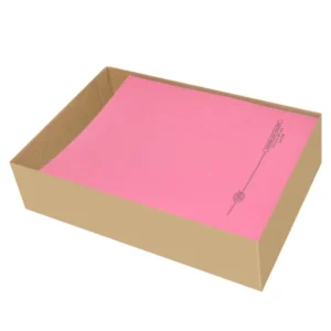 FIS Square Cut Folders Without Fastener Red Color, Pack of 100 Pcs, 250 gsmA4 Size – FSFF9RE02