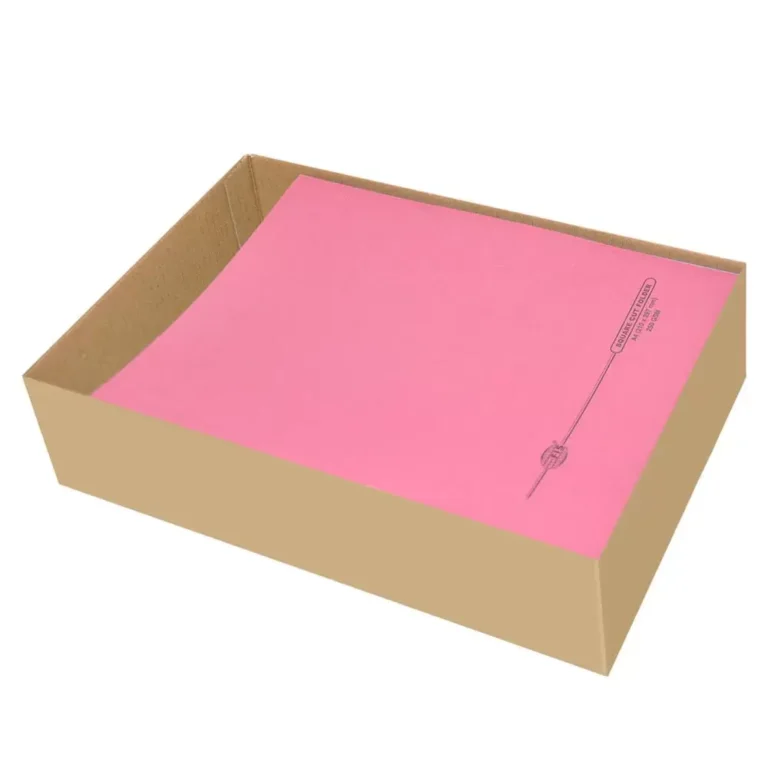 FIS FSFF9RE02 Square Cut Folders Without Fastener, A4, Red, 250 gsm, 100 pieces