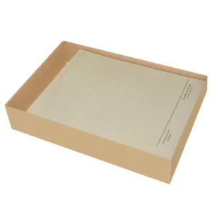 FIS Square Cut Folders Without Fastener Grey Color, Pack of 50 Pcs, 320 gsm, A4 Size – FSFF9A4GY