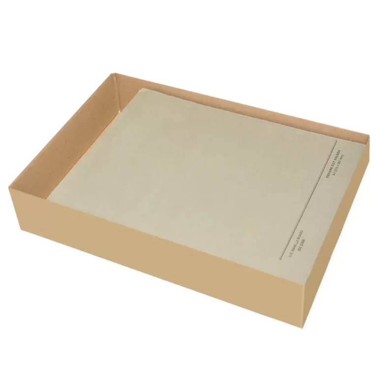 FIS FSFF9A4GY Square Cut Folders Without Fastener, A4, Grey, 320 gsm, 50 pieces