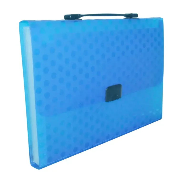 FIS FSPG1301BL Expanding Files Plastic, F/S (210 × 330 mm), 13 Pockets, Blue
