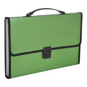 FIS Expanding File Metalic 13 Pockets Green Color, F/S (210 x 330 mm) Size – FSPG1306GR