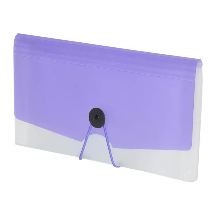 FIS FSPG1303PU Expanding Files, 261 × 136 × 23 mm, 13 Pockets, Purple