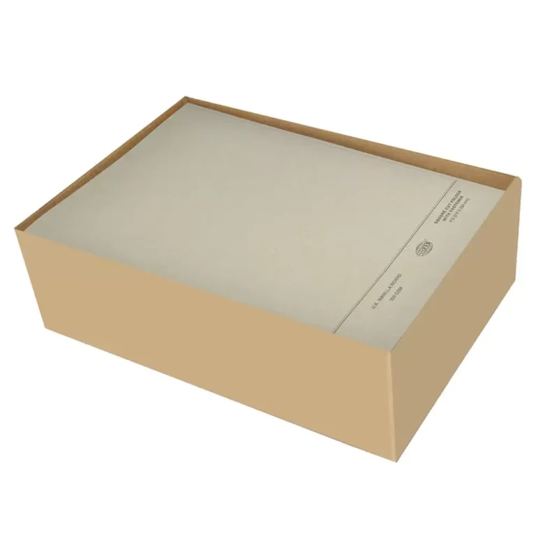 FIS FSFF7FGY Square Cut Folders With 8 cm Fastener, F/S (210 × 330 mm), Grey, 320 gsm, 50 pieces