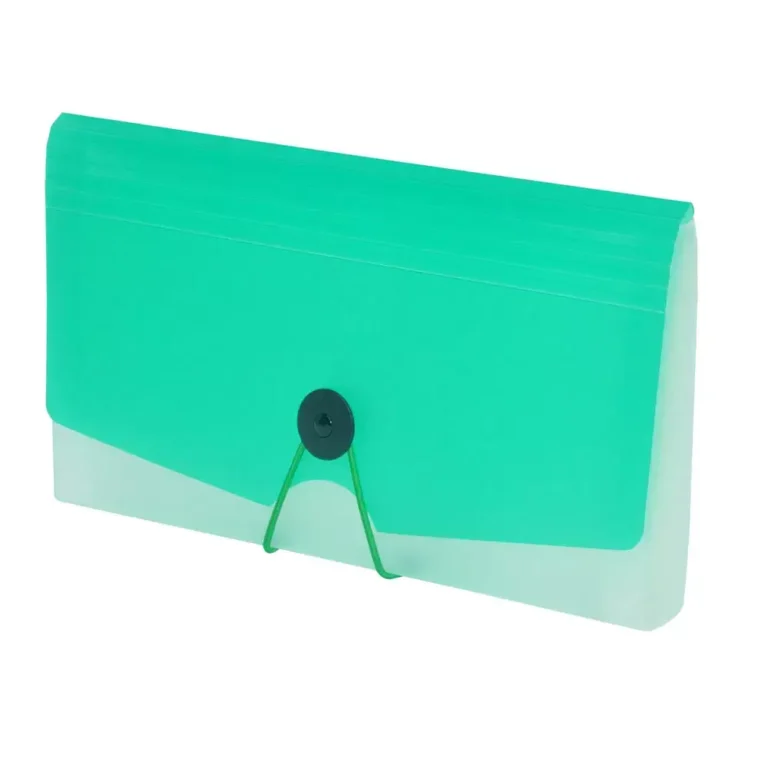 FIS FSPG1303GR Expanding Files, 261 × 136 × 23 mm, 13 Pockets, Green
