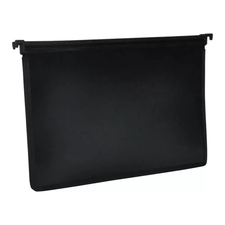 FIS FSHF1193 PP Heavy Duty Hanging File With Extendable Bottom, F/S (210 × 330 mm), Black