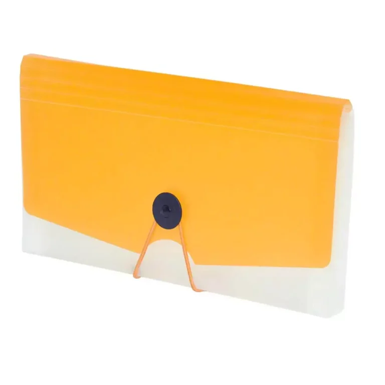 FIS FSPG1303OR Expanding Files, 261 × 136 × 23 mm, 13 Pockets, Orange
