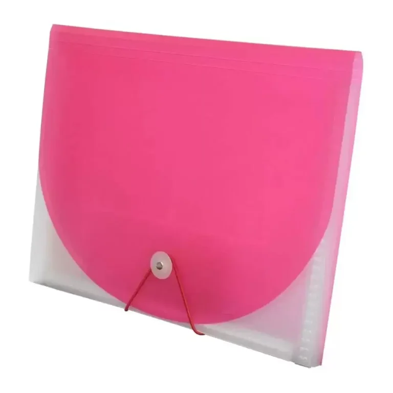 FIS FSPG1309RE Expanding Files With 7 Pockets and 6 Index Dividers, A4, Red