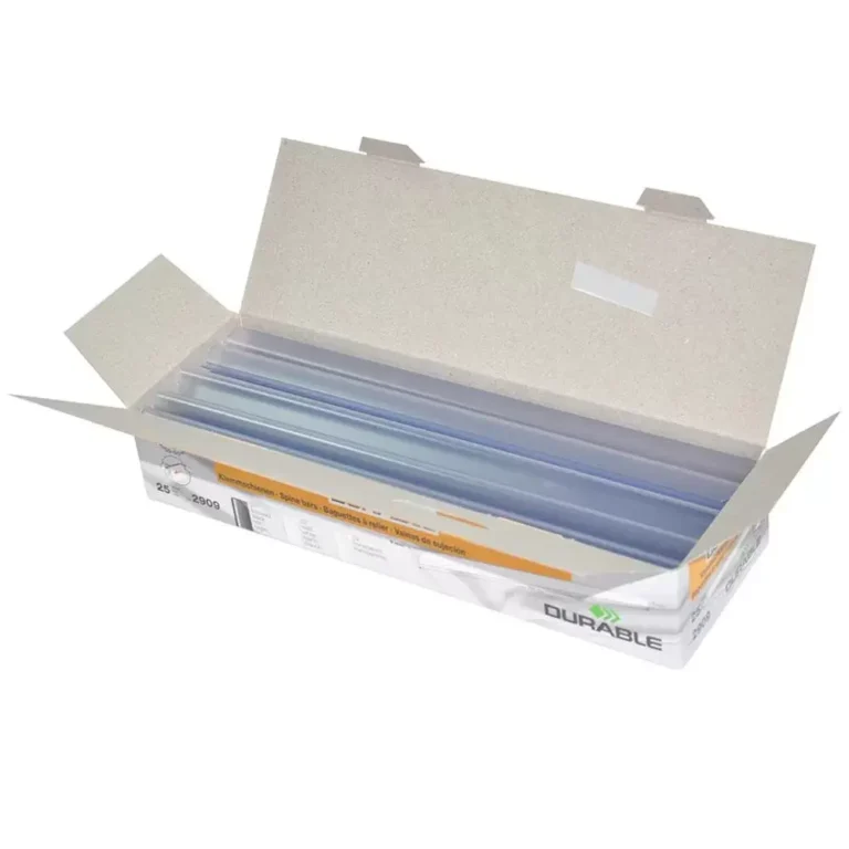 Durable DUPG2909-19 A4 Binding Bars, 9 mm, Pack of 25