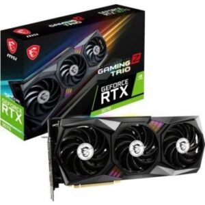 MSI GeForce RTX 3070 Gaming Z Trio LHR 8GB GDDR6 Graphics Card, 256-bit Memory Bus, DisplayPort x 3 (v1.4), HDMI x 1PCI Express® Gen 4 | 912-V390-264