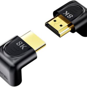 Unitek 8K HDMI 90 and 270 Degree Right Angle Adapter | A1046ABK03