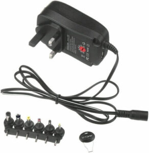 Generic 30W Universal AC/DC 3V -12V Adapter. with 6 Tips & USB Port, Premium-Grade Construction, Hassle-Free Installation, Black | 30WADPTR