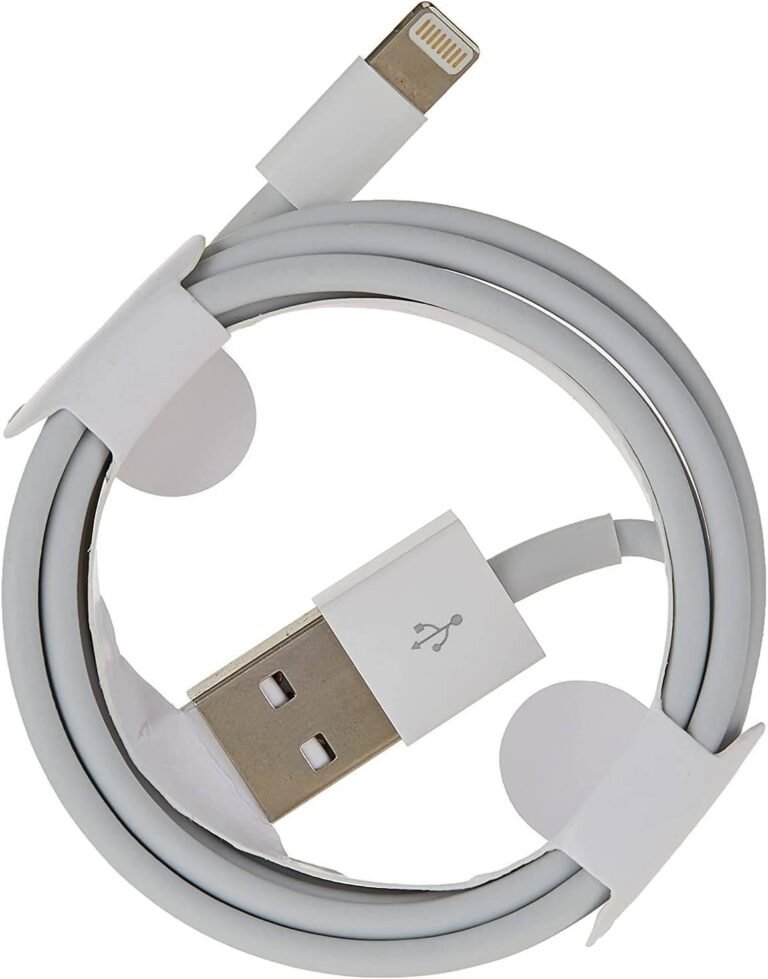 Generic DPL- 1m Length USB Cable For Apple iPhone X/5/5S/5C/SE/6/6S/7/8/8-Plus/11/XR/XS/XSMax Fast Charging Data Sync Line Charger – White | DDR-002