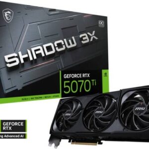 MSI GeForce RTX 5070 Ti SHADOW 3X OC Graphics Card | 912-V531-097