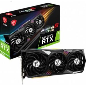 MSI GeForce RTX 3080 Gaming Z Trio 12G LHR Graphics Card, 12GB 384 Bit GDDR6X Memory, 8960 Core Units, 1815 MHz Boost, 19 Gbps Speed, 12 API, PCI Express Gen 4 Interface, DP, HDMI | 912-V389-405
