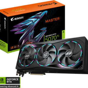 GIGABYTE AORUS GeForce RTX 5070 Ti MASTER Graphics Card