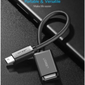 UGREEN Mini USB Male to USB Female OTG Cable | 10383