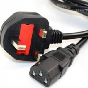 Generic Power Cable for Monitor / PSU with 3-prong UK plug