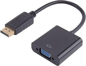U/B Dp To VGA Male to Female Adapter, for DP Device Computer and Older Generation PC