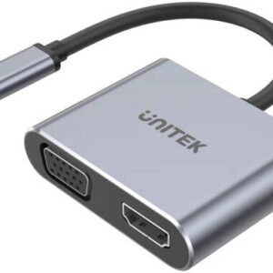 UNITEK USB-C to HDMI 2.0 and VGA Adapter | V1126A
