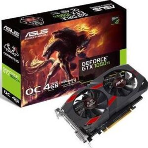 ASUS CERBERUS-GTX1050TI-O4G Cerberus GeForce GTX 1050 Ti OC Edition 4GB GDDR5 128-bit, PCI-e 3.0 Graphics Card | 90YV0A74-M0NA00