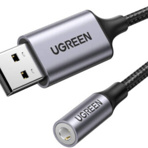 UGREEN CM477 USB To 3.5mm Audio Jack USB A Sound Card Adapter | 30757