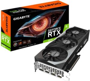 Gigabyte GeForce RTX 3070 Gaming OC 8G Graphics Card, 1‎815 MHz GeForce RTX™ 3070, 8GB GDDR6, 2‎56-bit, PCI-E 4.0 x 16 – Black | GV-N3070GAMING OC-8GD