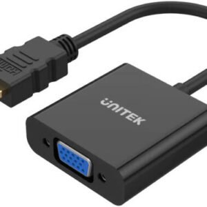 Unitek HDMI to VGA Adapter with 3.5mm for Stereo Audio | Y-6333