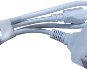 Ubiquiti Networks Male-Female Power Cable, 60cm Length, White| PC-60CM-UK WH