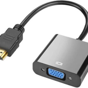HDMI to VGA Adapter HD HDMI VGA Male HDMI to VGA Female Converter (Black)