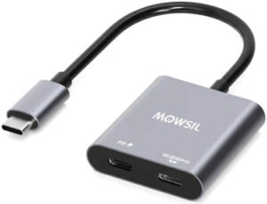 Mowsil Type C to Dual Type C Adapter | MOCDC